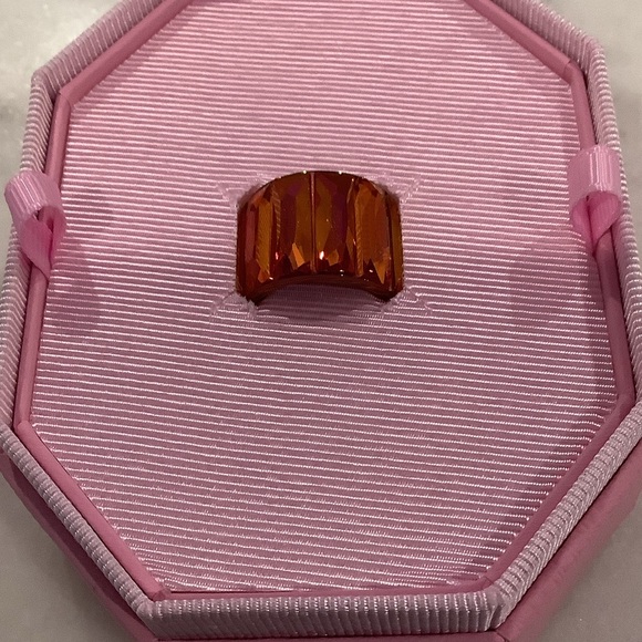 Swarovski Jewelry - Swarovski Curiosa Vibrant Pink/Orange Crystal Ring, Brand New